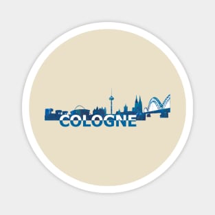 Cologne Skyline Magnet